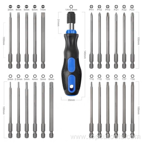 Screwdriver Holder & Bits Set in Tool Bag